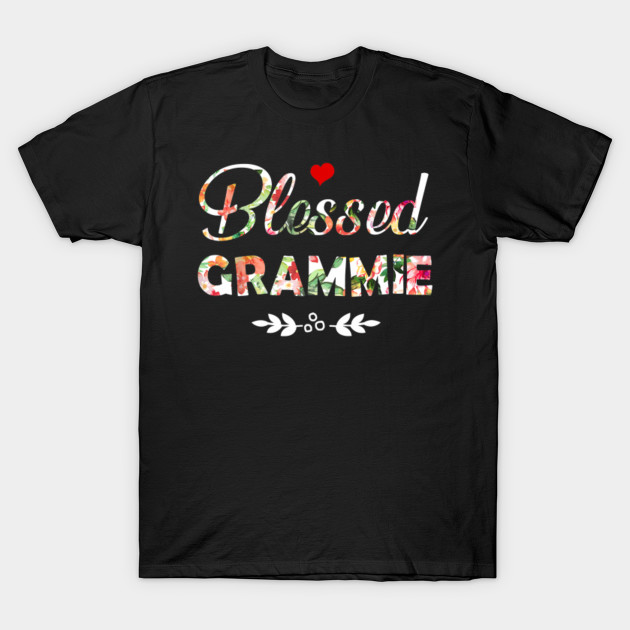Blessed Grammie Tshirt Grandmother Women Mother Gifts